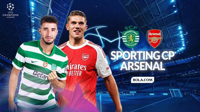 Sporting CP vs Arsenal di Liga Champions